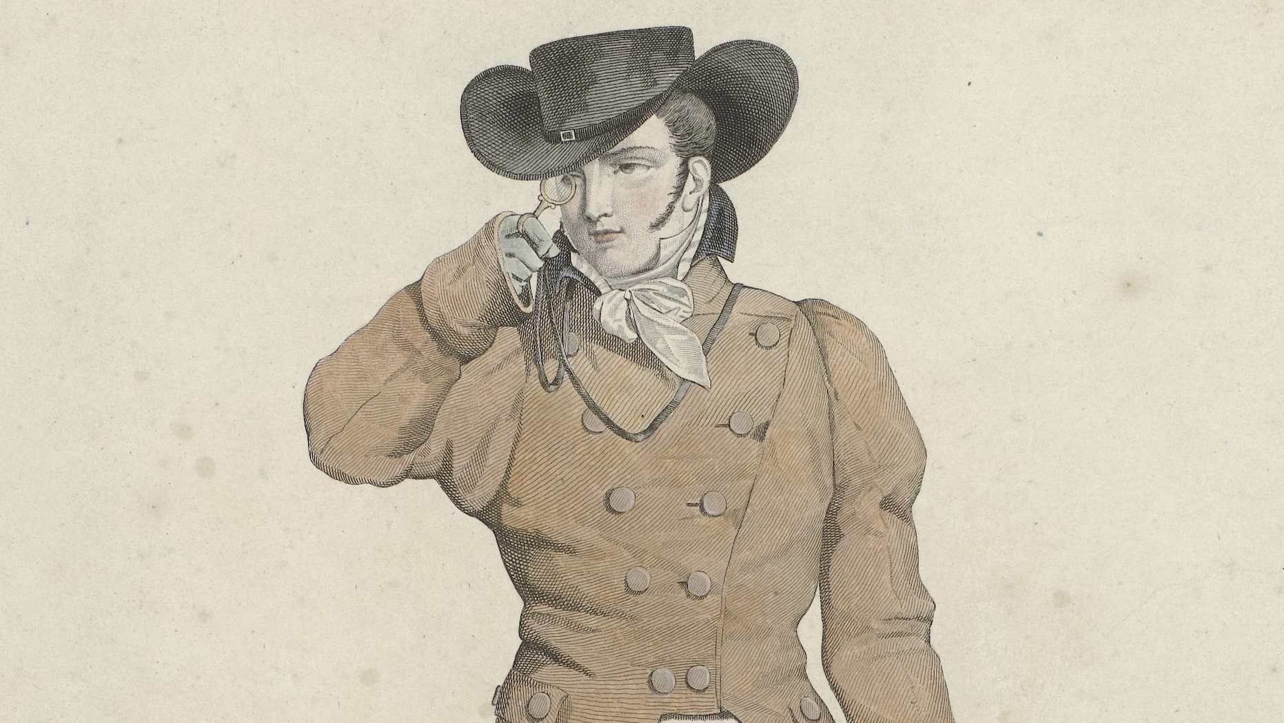 Prent Incroyables et Merveilleuses, 1810, collectie Rijksmuseum