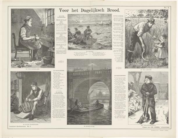 Afbeelding 3: C. Roberts, Voor het dagelijksch brood, prent, 1882-1905, (collectie Rijksmuseum).