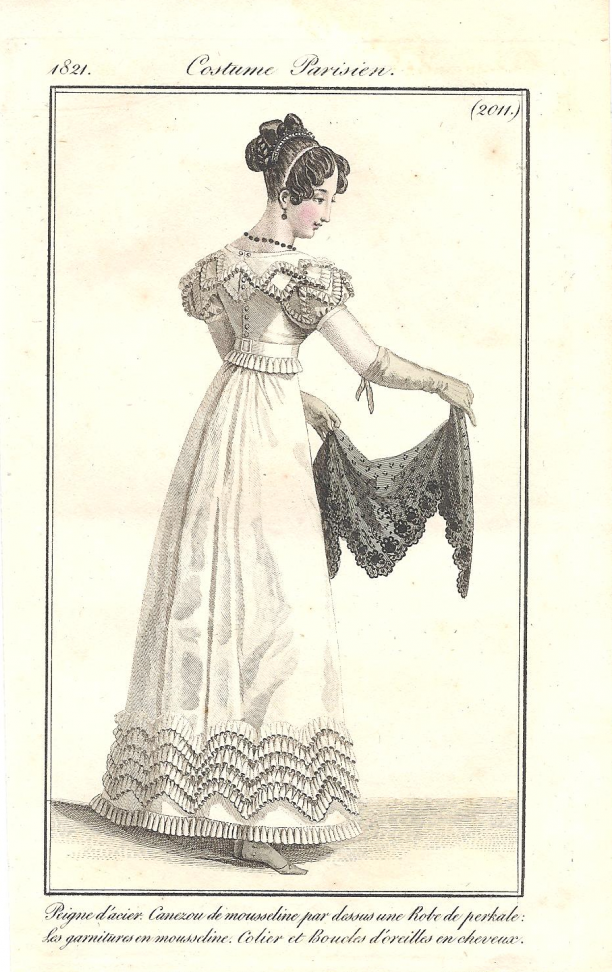 Prent, Journal des Dames et des Modes, 1821