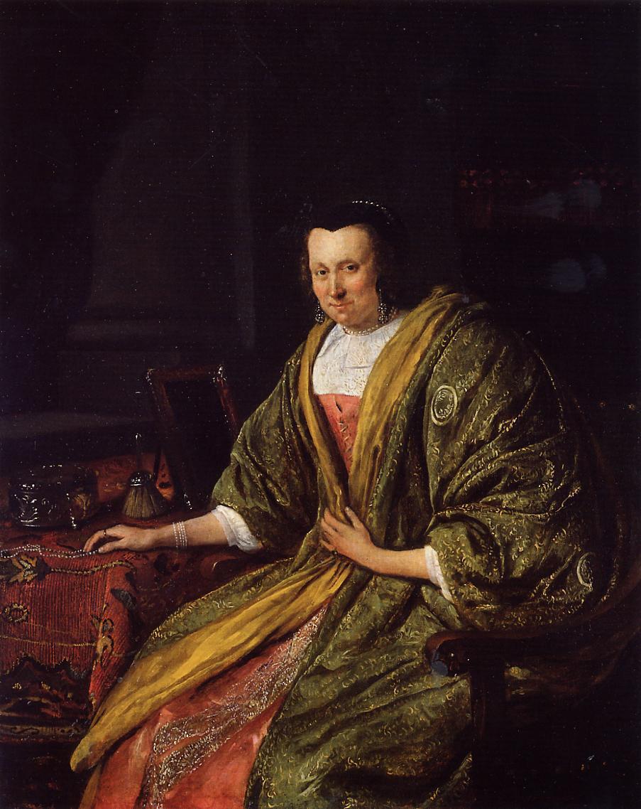 Portret van Geertruy Gael, tweede vrouw van Gerrit Gerritsz Schouten