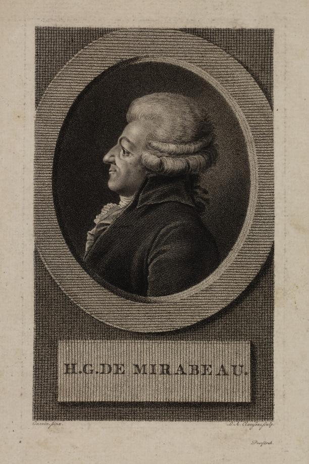 Afb. 6: Portret van Honoré-Gabriel Riqueti de Mirabeau, Lambertus Antonius Claessens, coll. Kunstmuseum Den Haag.