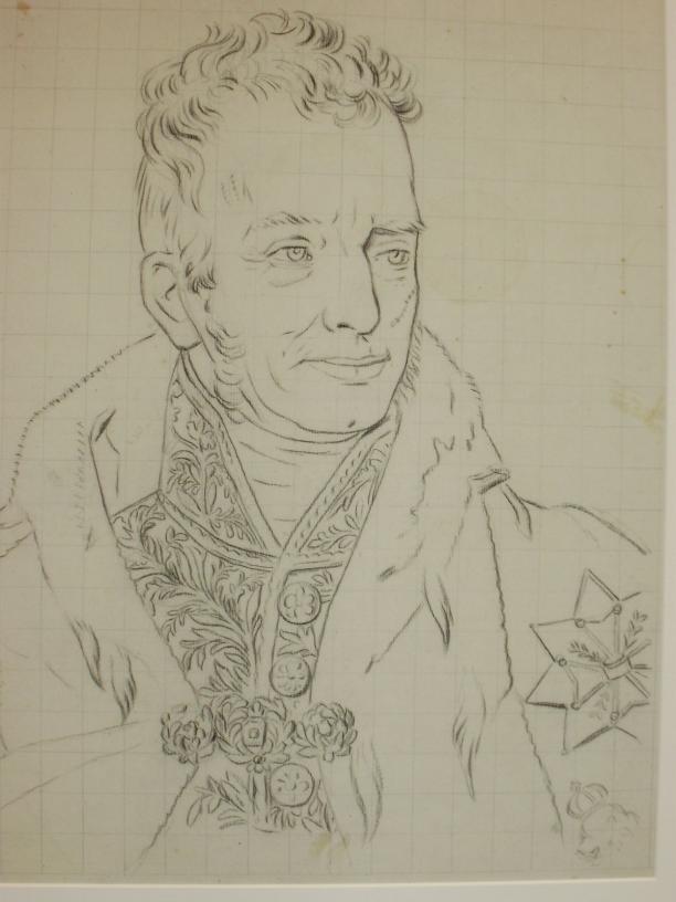 Willem Bartel van der Kooij, Portret van koning Willem I. Rijksprentenkabinet, Rijksmuseum, Amsterdam
