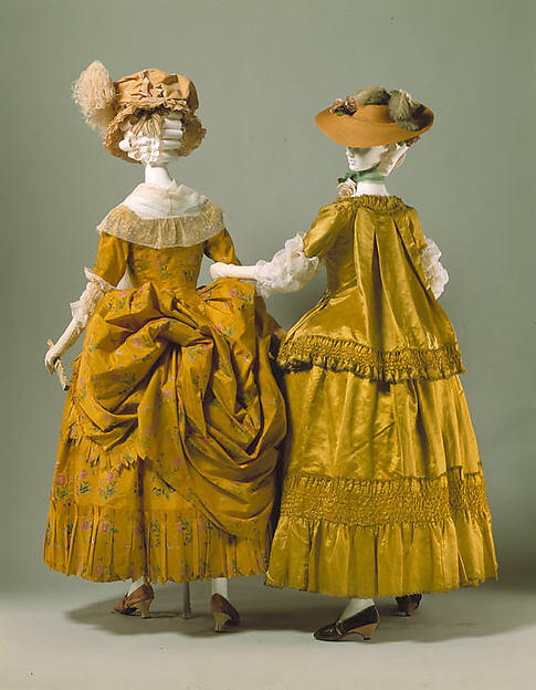 Jurk met caraco, ca. 1778.