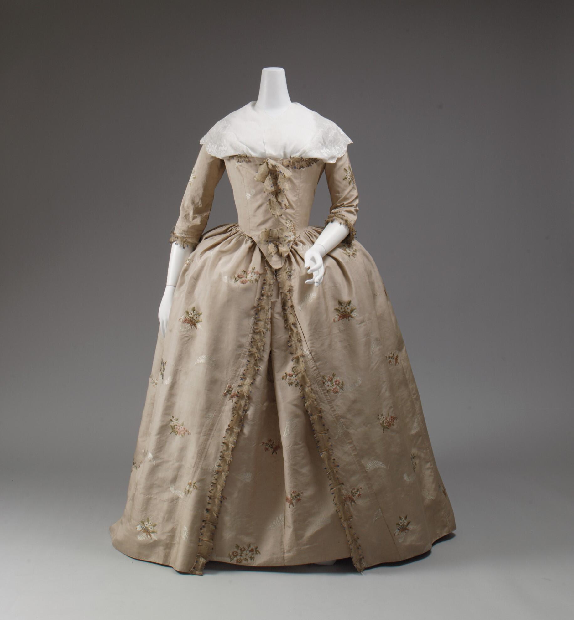 Robe à l'Anglaise, ca. 1770.