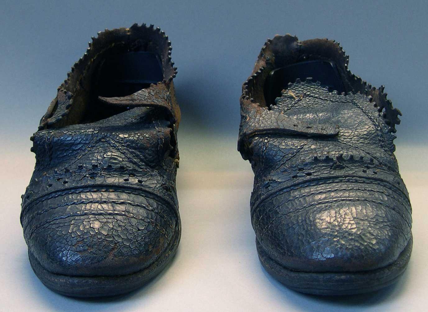 Paar schoenen, 1600 - 1699, collectie Amsterdam Museum