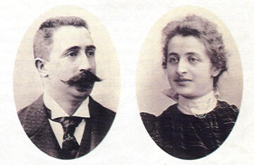 Joseph Cohen en Rosalie Wittgenstein, 1888.
