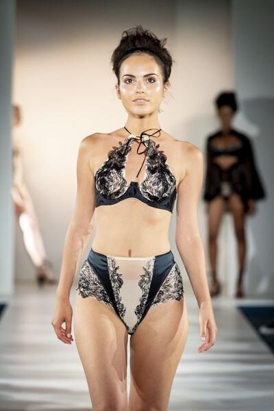 Sian Hickey’s period proof lingerie ontwerpen, 2019. Foto: Montfort University Leicester.