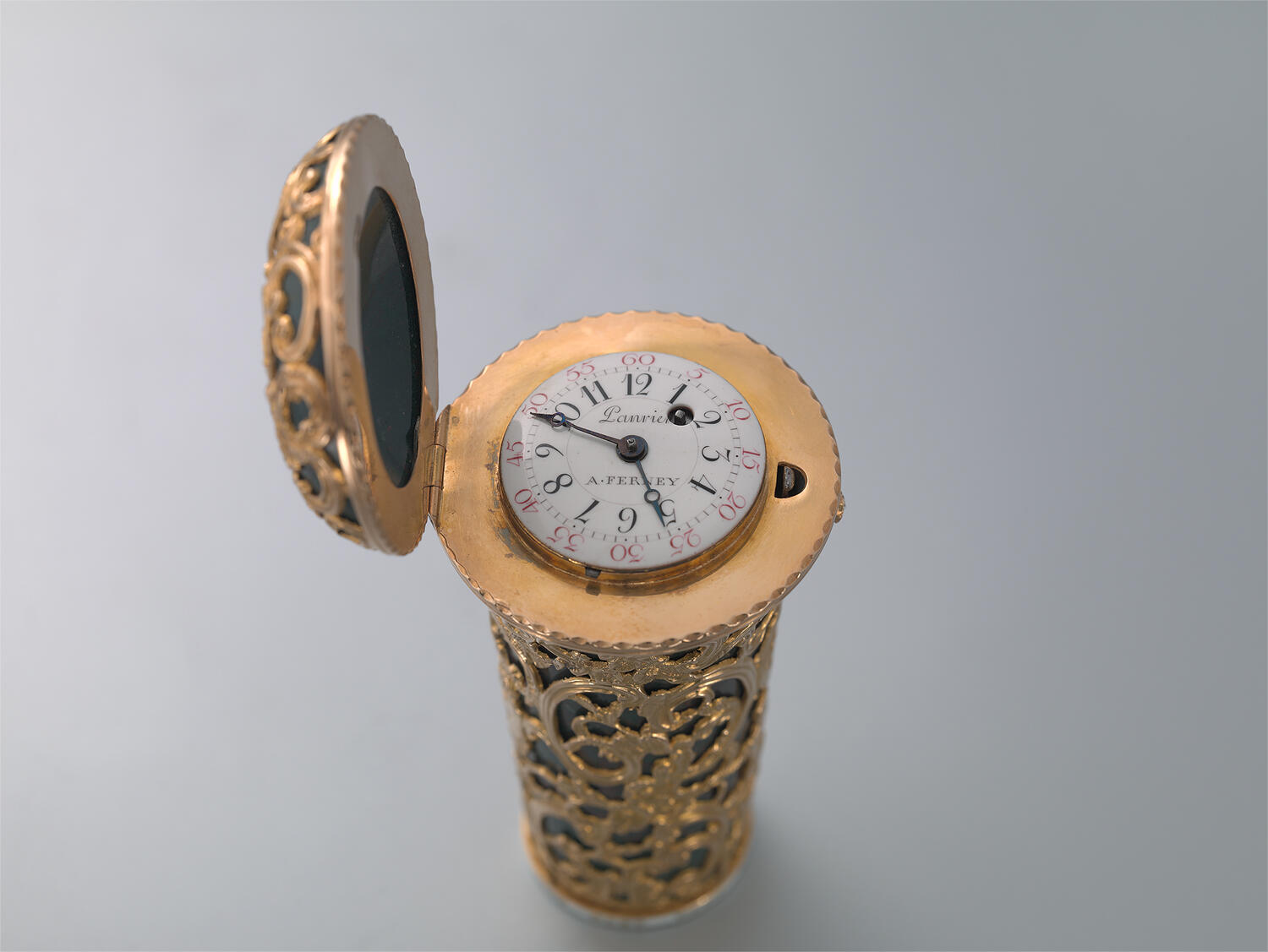 Knop van een wandelstok met een verborgen uurwerk, 1750 - 1770. Amsterdam museum KA3300.