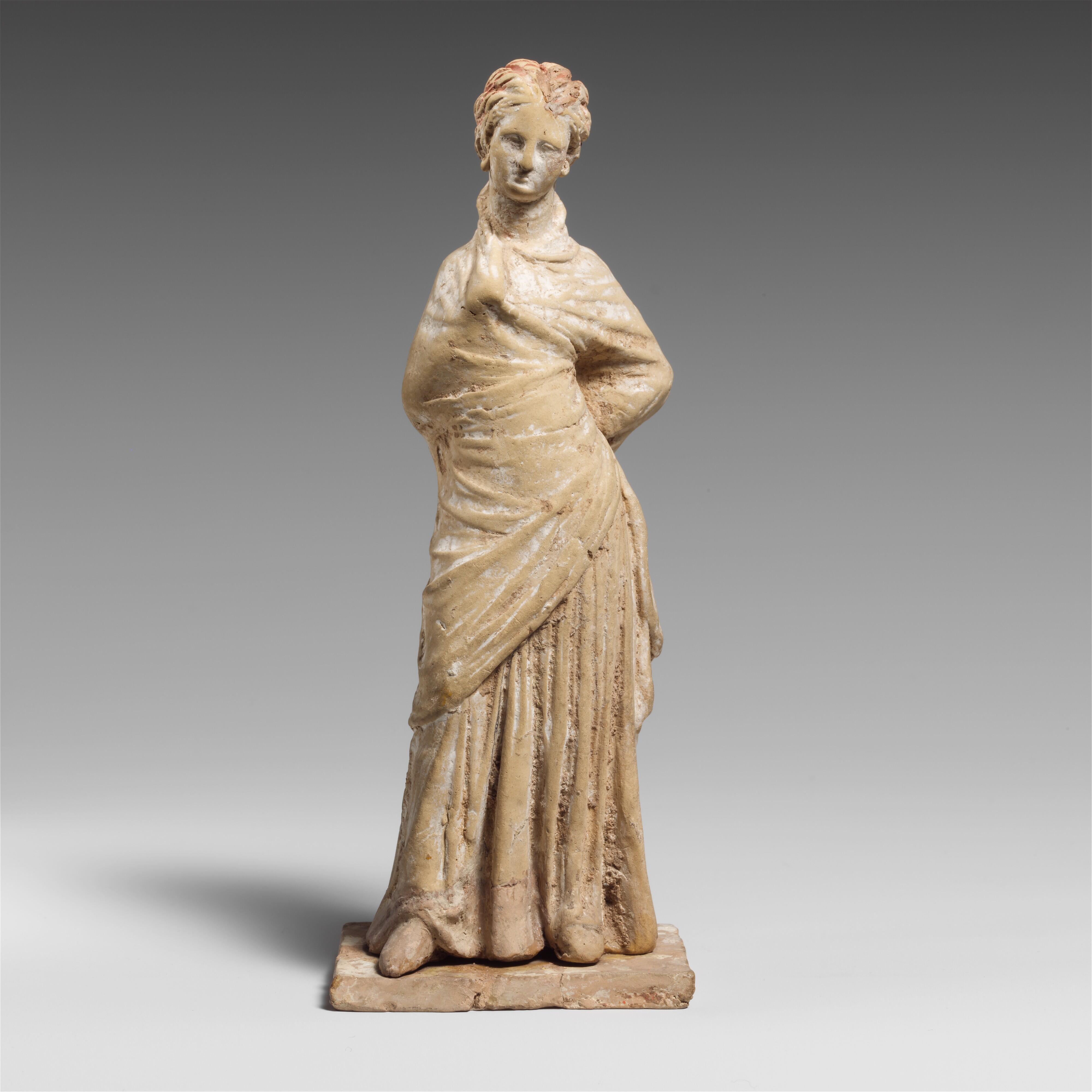 Griekse terracotta figuren 