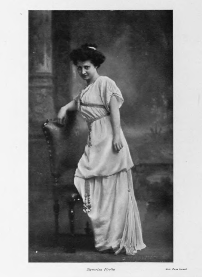 signorina Pirotta in Vita d’arte