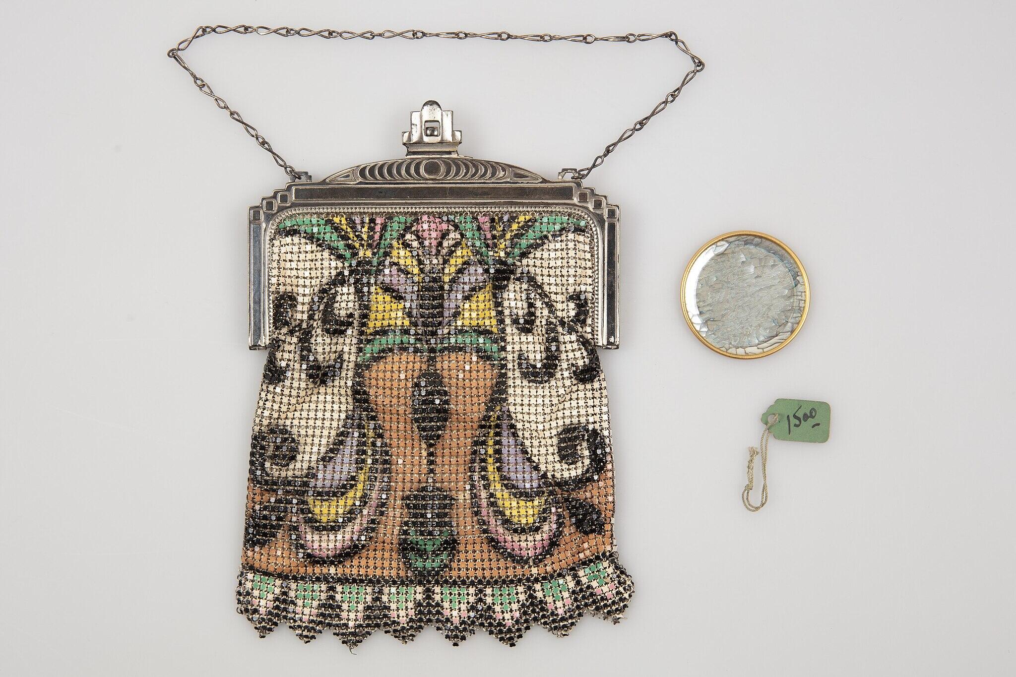 Enameled Metal Whiting & Davis Company Mesh Purse