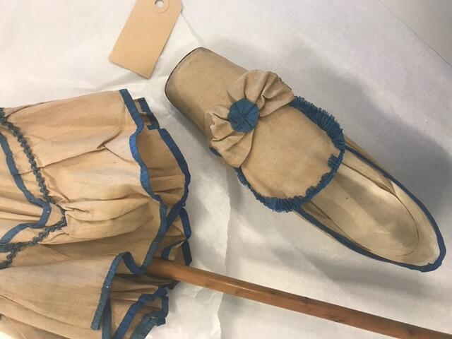 Parasol en zomerschoenen