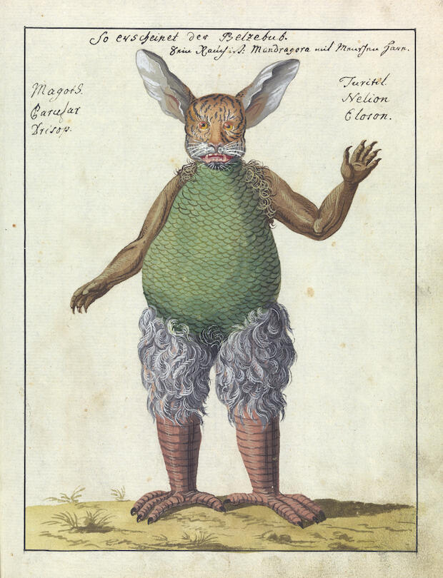 Dier-mens uit Compendium Rarissimum