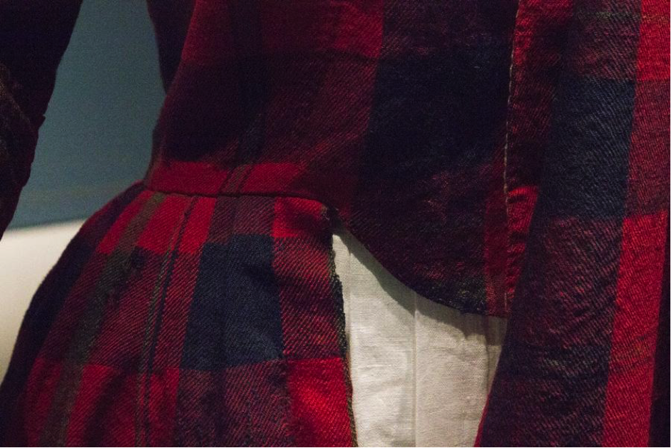 detail van de originele jurk