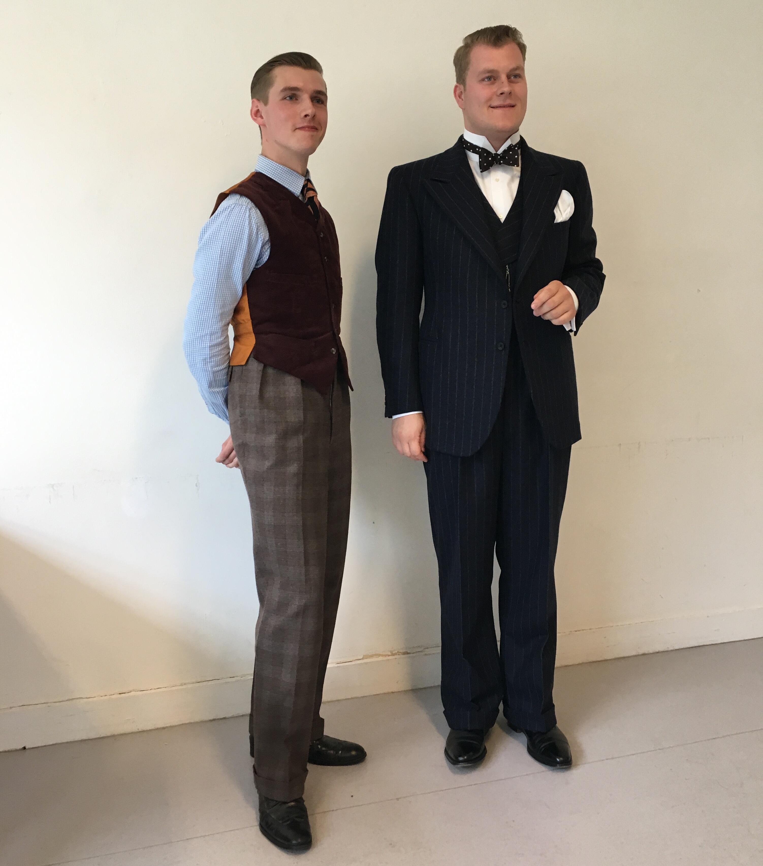 Tom tijdens de diploma uitreiking van de Meesteropleiding Coupeur