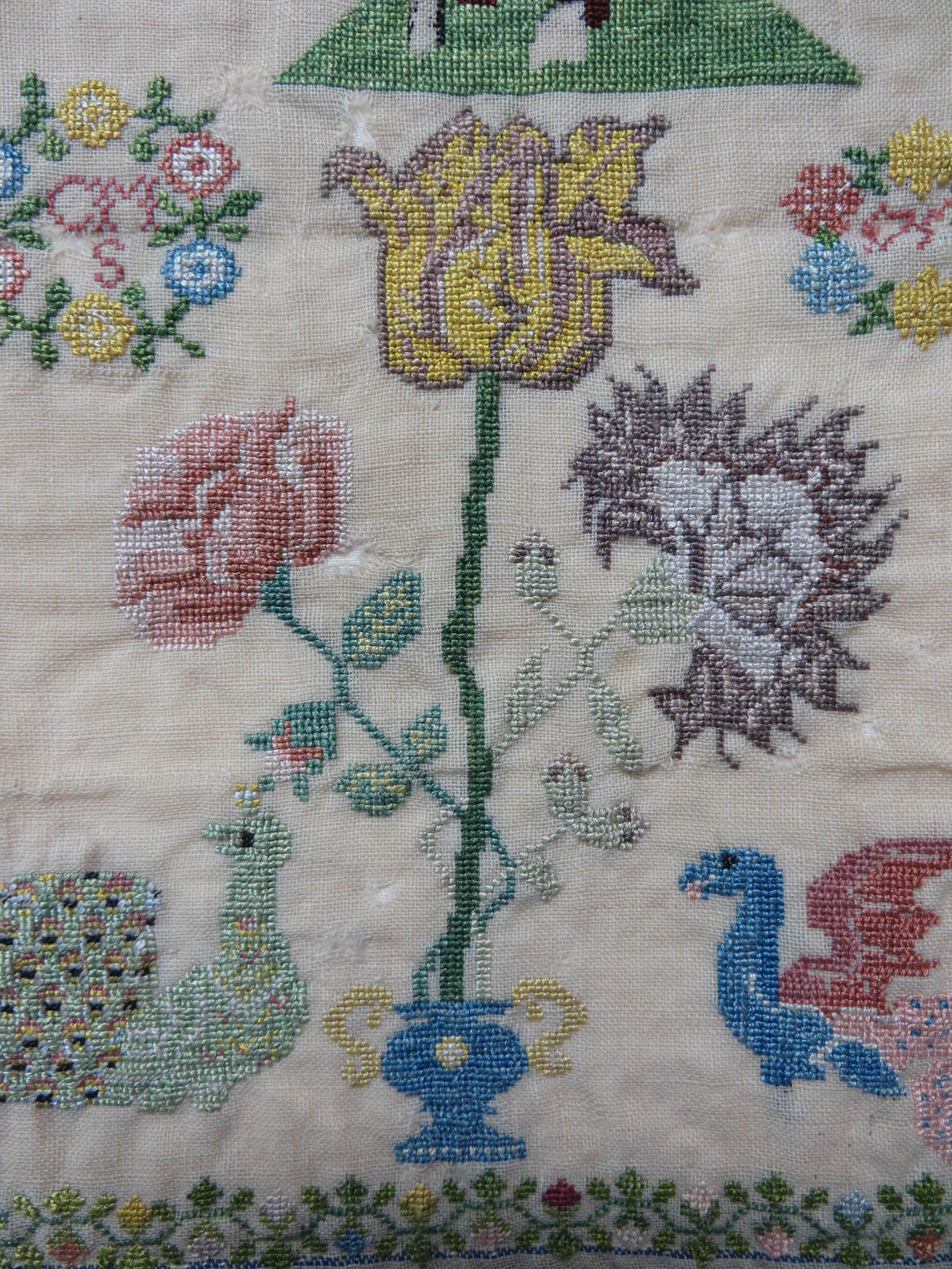 Detailfoto borduurlap