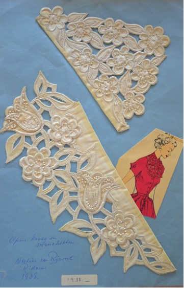 ‘Whitework’ met aplicaties door Nellie van Rijsoort