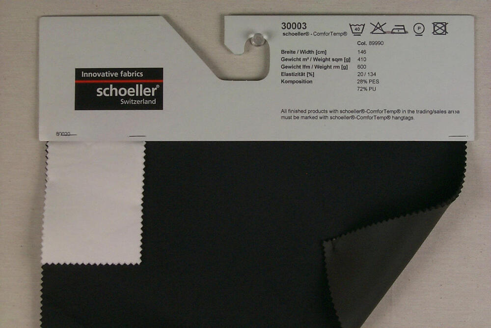Kledingstof 'Comfor Temp', stalen