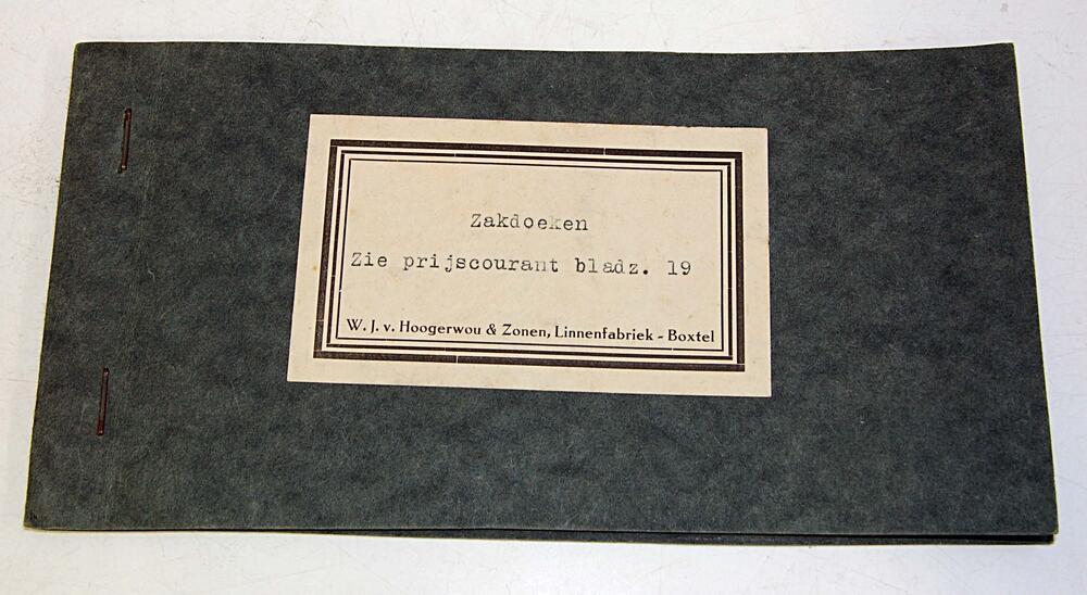 Stalenboek herenzakdoeken
