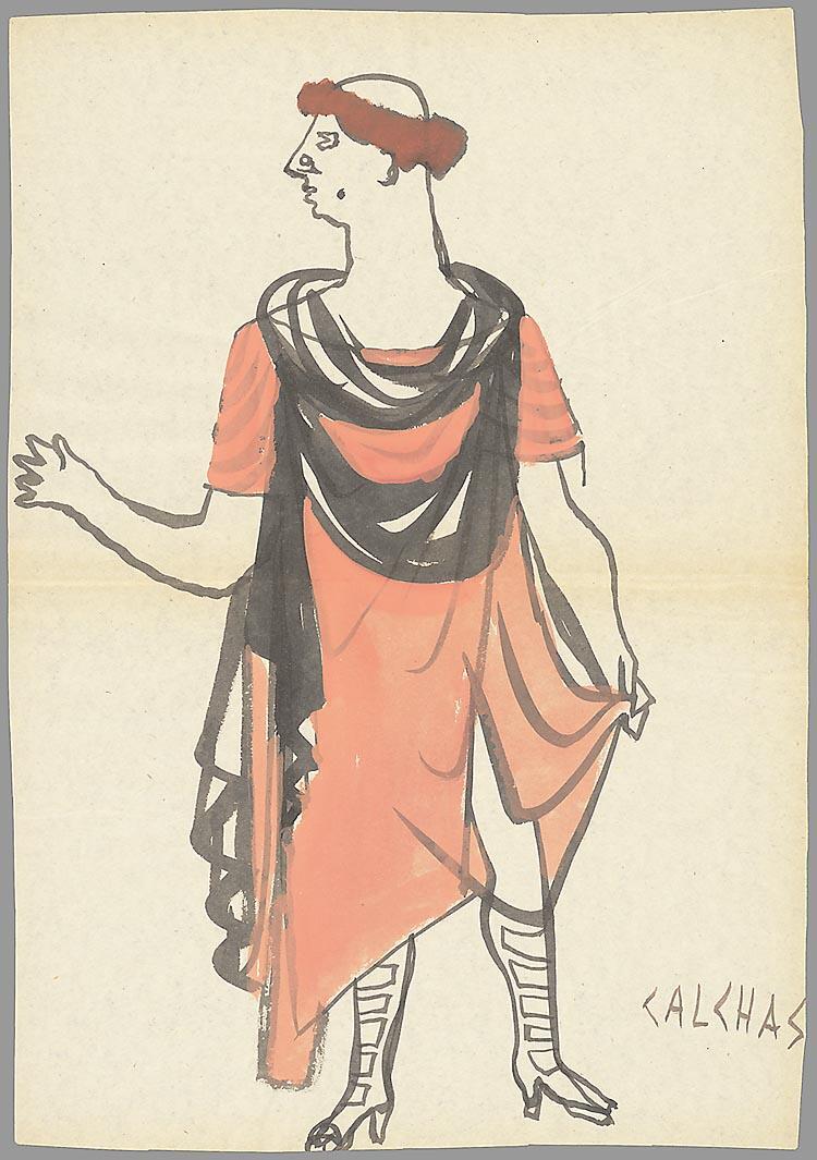 Kostuumontwerp voor La belle Hélène