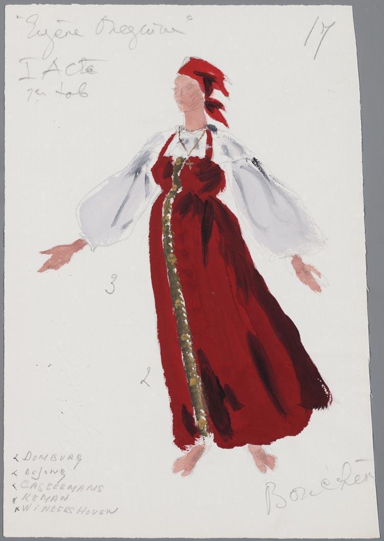 Kostuumontwerp voor Eugen Onegin