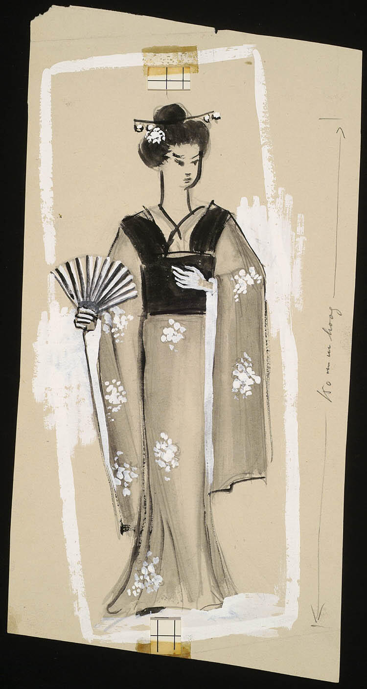 Kostuumontwerp voor Madame Butterfly