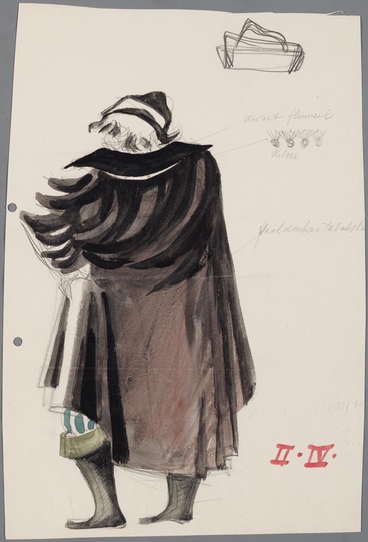 Kostuumontwerp voor Rigoletto (Giuseppe Verdi)
