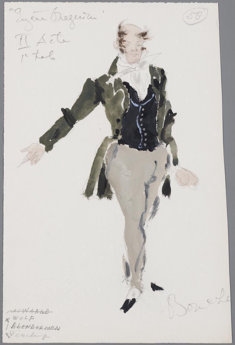 Kostuumontwerp voor Eugen Onegin