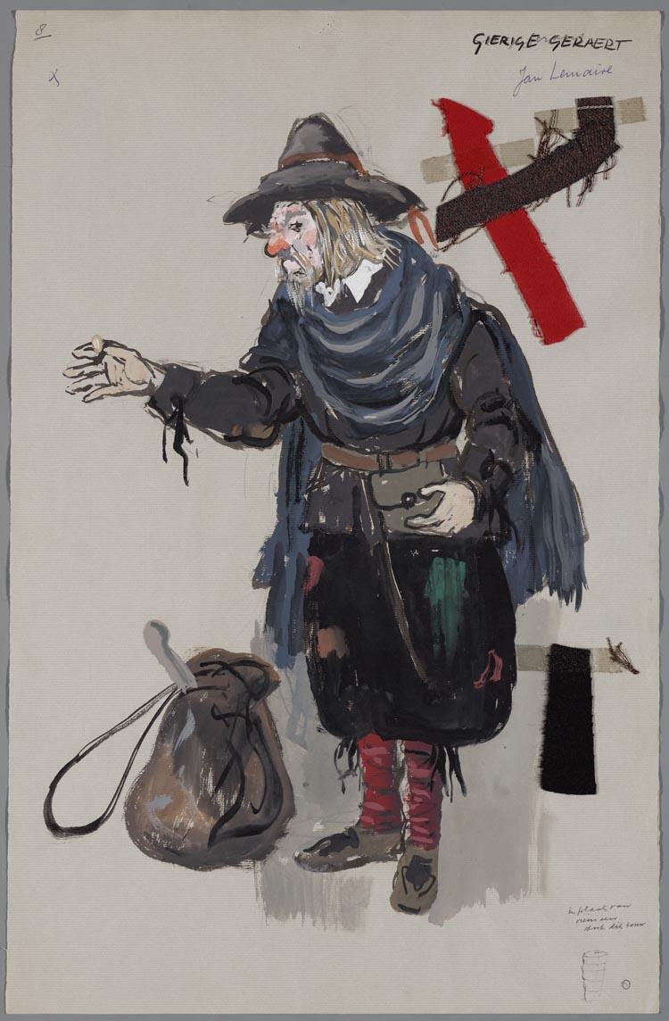 Kostuumontwerp voor De Spaansche Brabander (Gerbrand Adriaensz Brederoo)