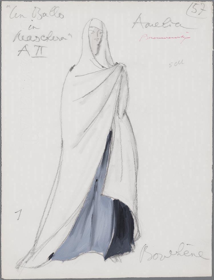 Kostuumontwerp voor Amelia in Un ballo in Maschera