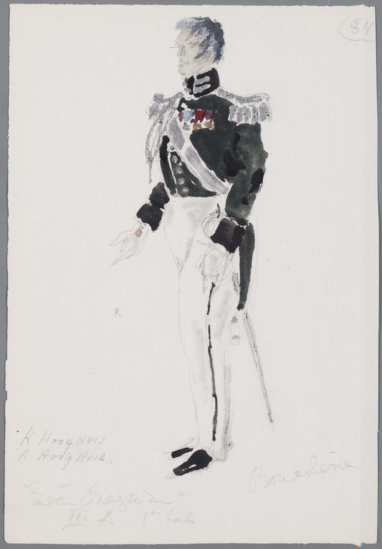 Kostuumontwerp voor Eugen Onegin