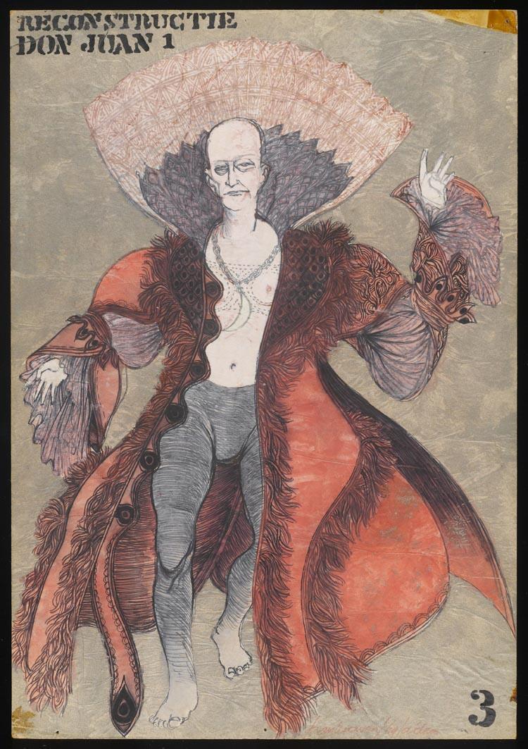 Kostuumontwerp voor Don Juan uit Reconstructie