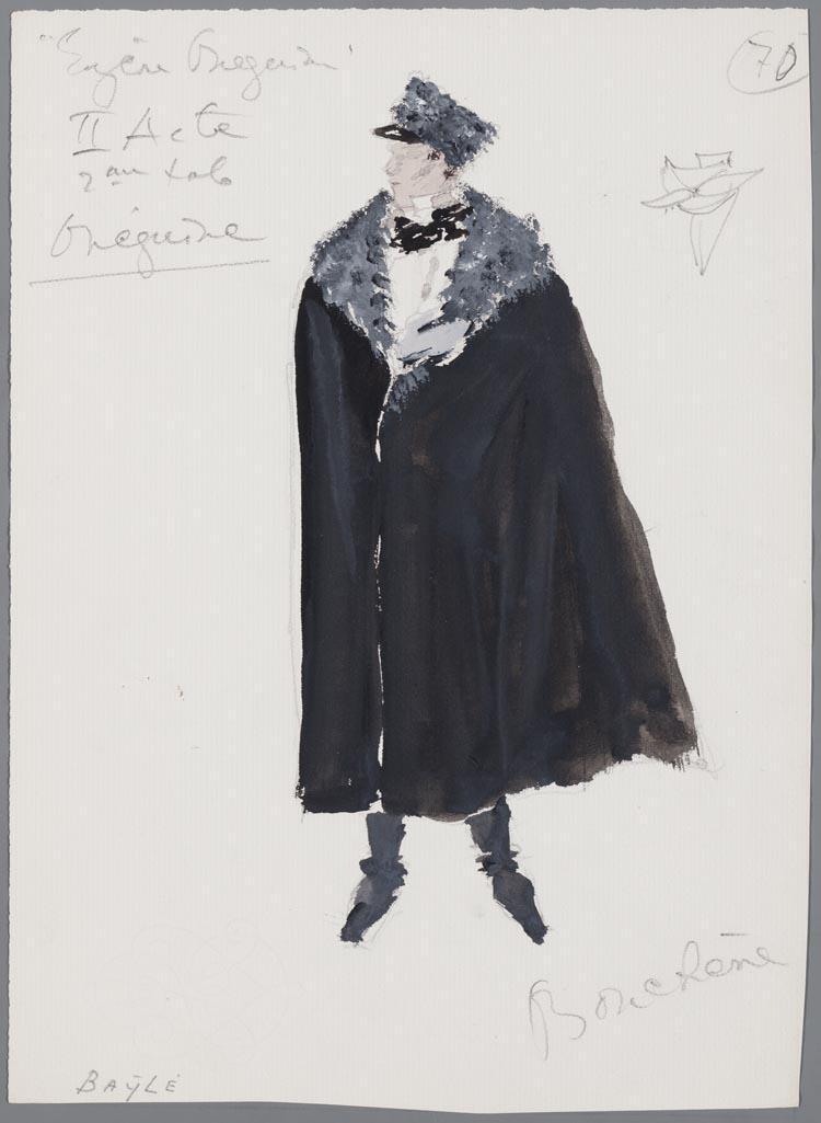 Kostuumontwerp voor Eugen Onegin in Eugen Onegin