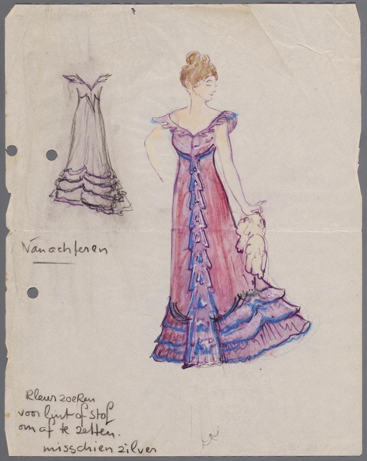 Kostuumontwerp voor Nanni of Antoinette in Een moeilijk mens