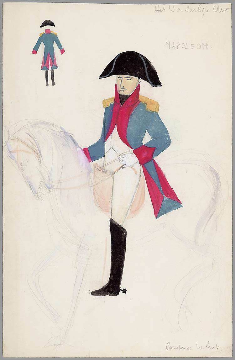 Kostuumontwerp voor Napoleon uit Het wonderlijk uur