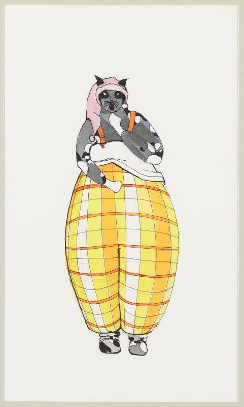 Kostuumontwerp voor de Slapende Marmot in Alice in Wonderland