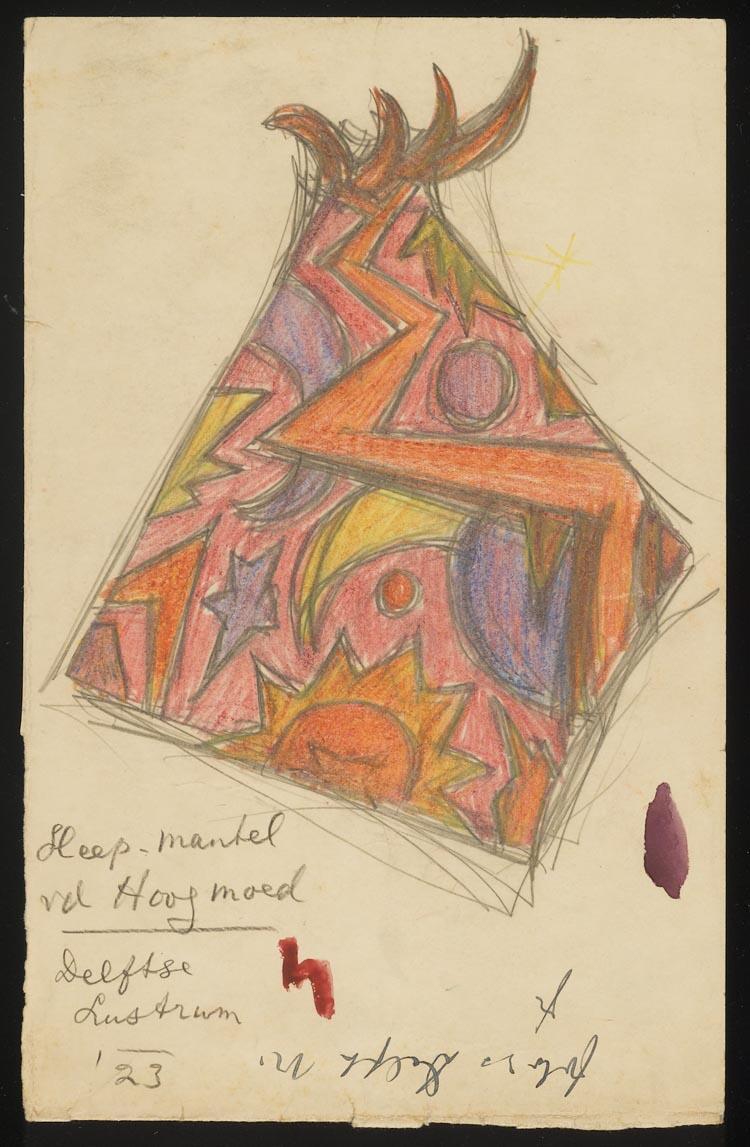 Kostuumontwerpen voor Torenspel, Lustrum Delft 1923
