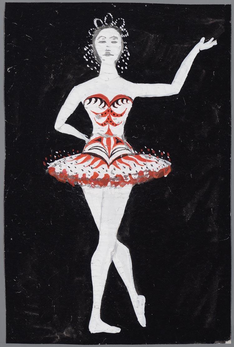 Kostuumontwerp voor Coppélia