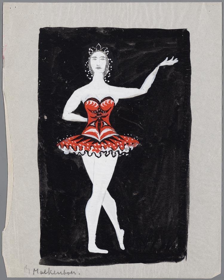 Kostuumontwerp voor Coppélia