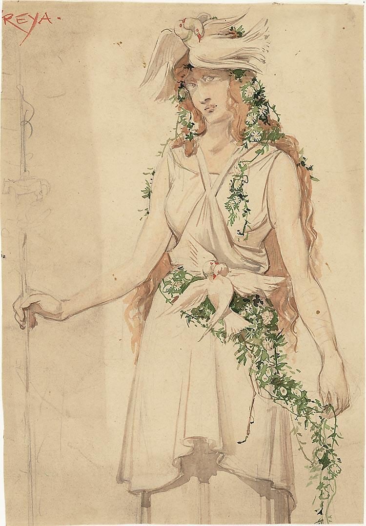 Kostuumontwerp voor Freya in Das Rheingold
