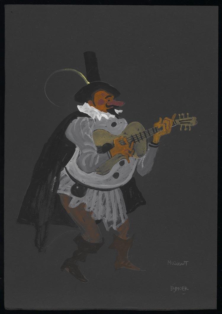 Kostuumontwerp voor een muzikant