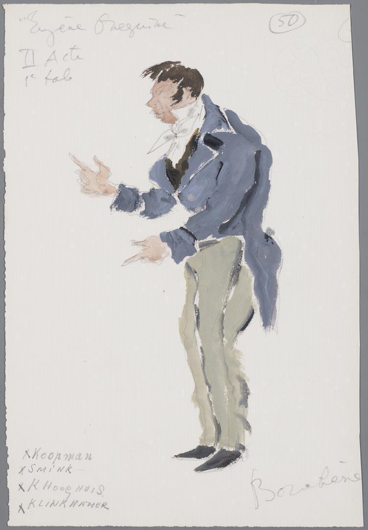 Kostuumontwerp voor Eugen Onegin