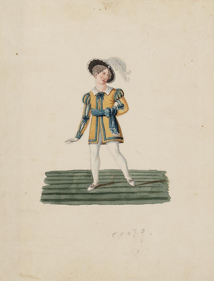 Kostuumontwerp voor Corps de Ballet