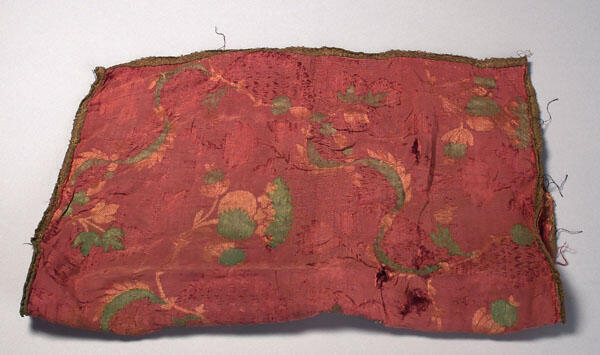Doek van rose zijde-damast