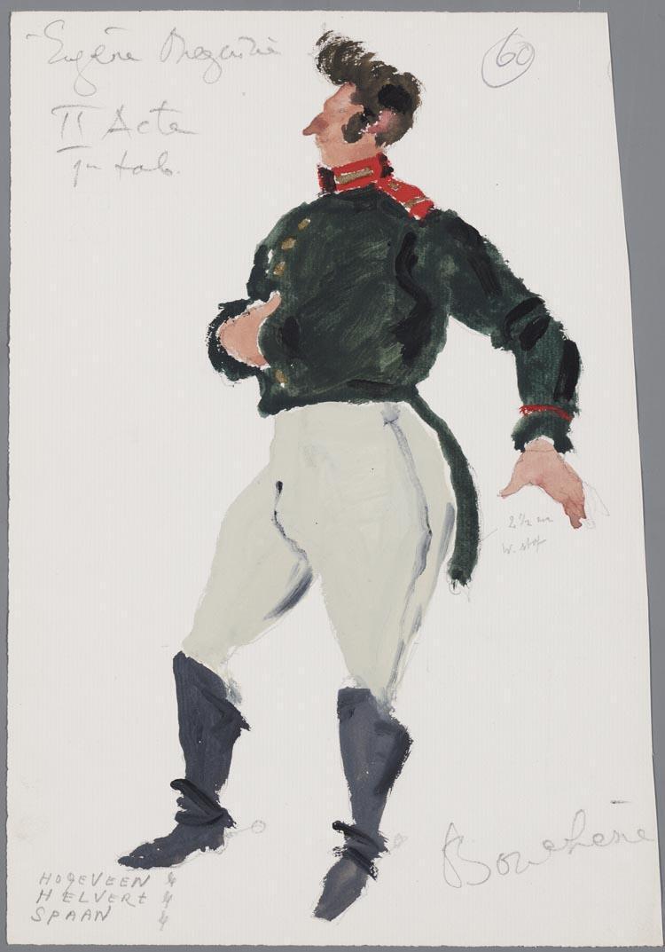 Kostuumontwerp voor Eugen Onegin