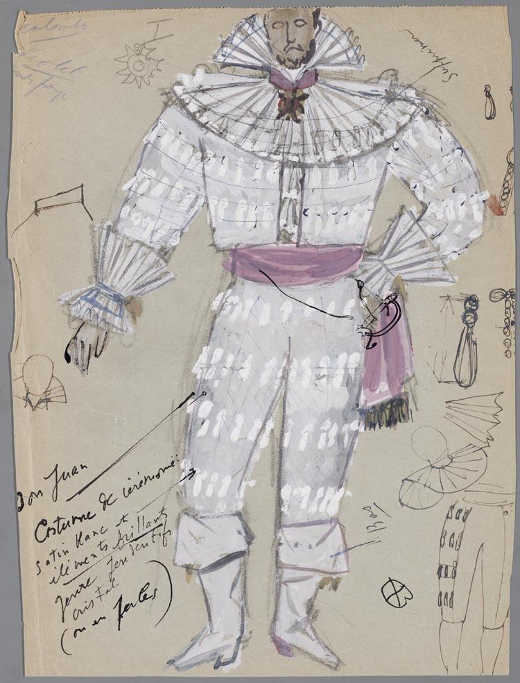 Kostuumontwerp voor Don Giovanni in Don Giovanni