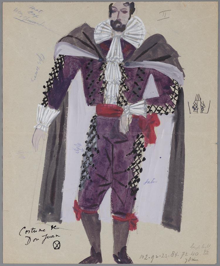 Kostuumontwerp voor Don Giovanni in Don Giovanni