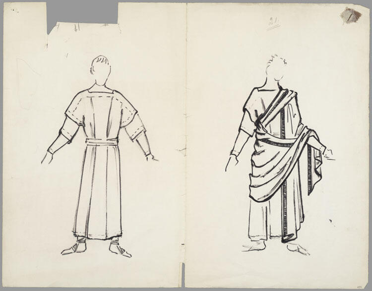 Kostuumontwerpen voor Julius Ceasar