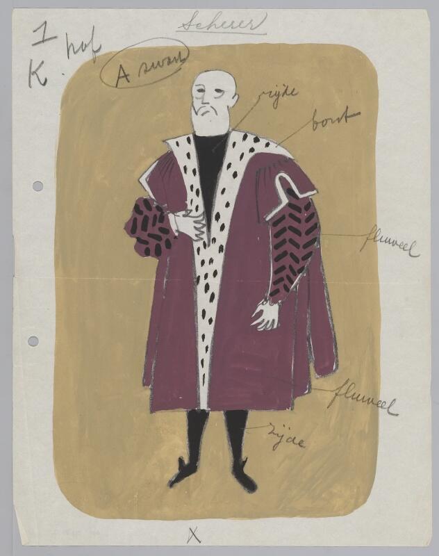 Kostuumontwerp voor Un ballo in Maschera