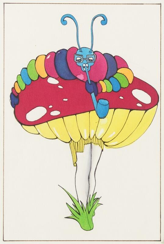 Kostuumontwerp voor de Rups in Alice in Wonderland